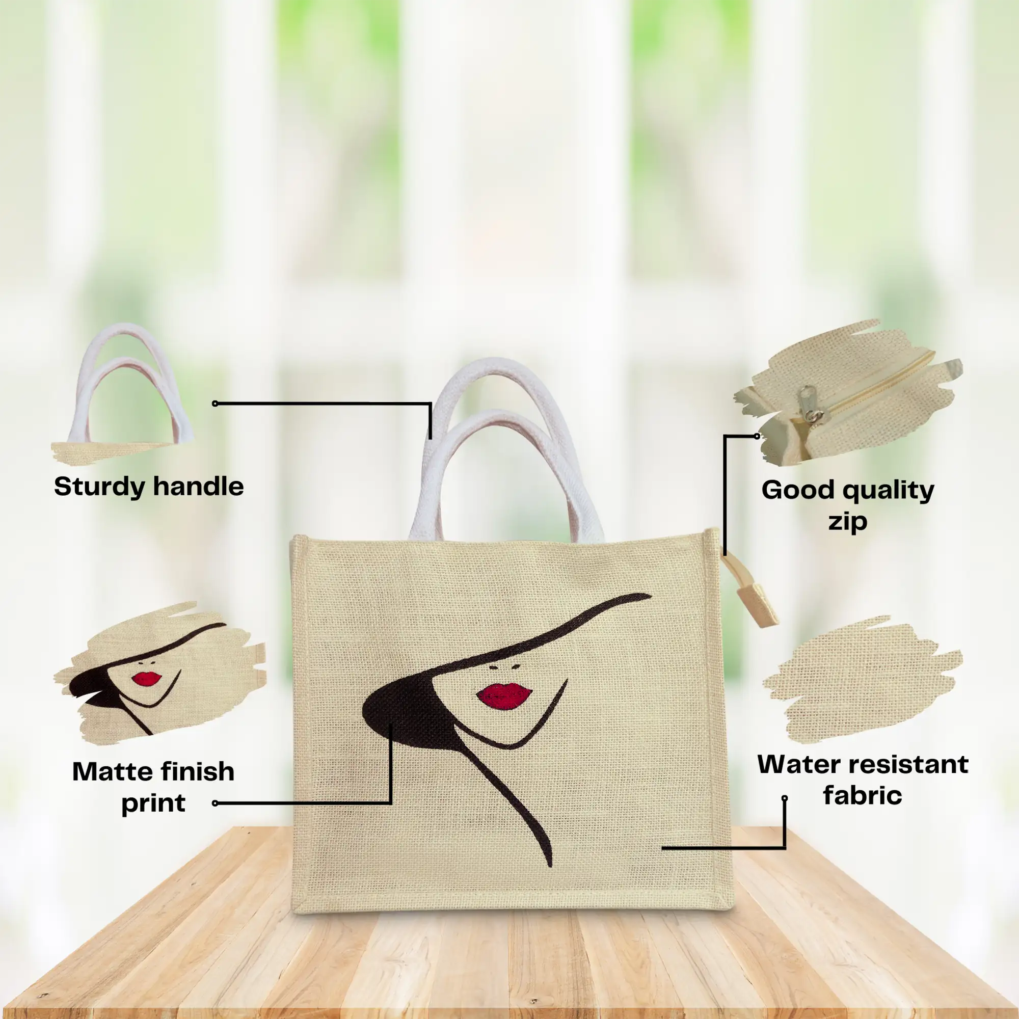 Buy Carry Jute Bag/Lunch Bag/Return Gift Bag Online at Best Price |  Distacart